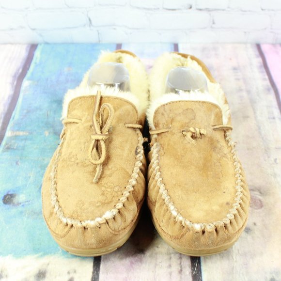 LL Bean Wicked Good Moccasins Slippers Sz 12 Wide - Picture 5 of 9